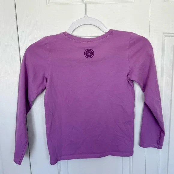 Life is Good Kids' Purple Crusher Tee Shirt MEDIUM - Picture 3 of 4